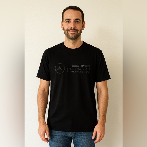 Mercedes AMG Petronas Stealth Tee Size XL Color Black - Picture 1 of 5